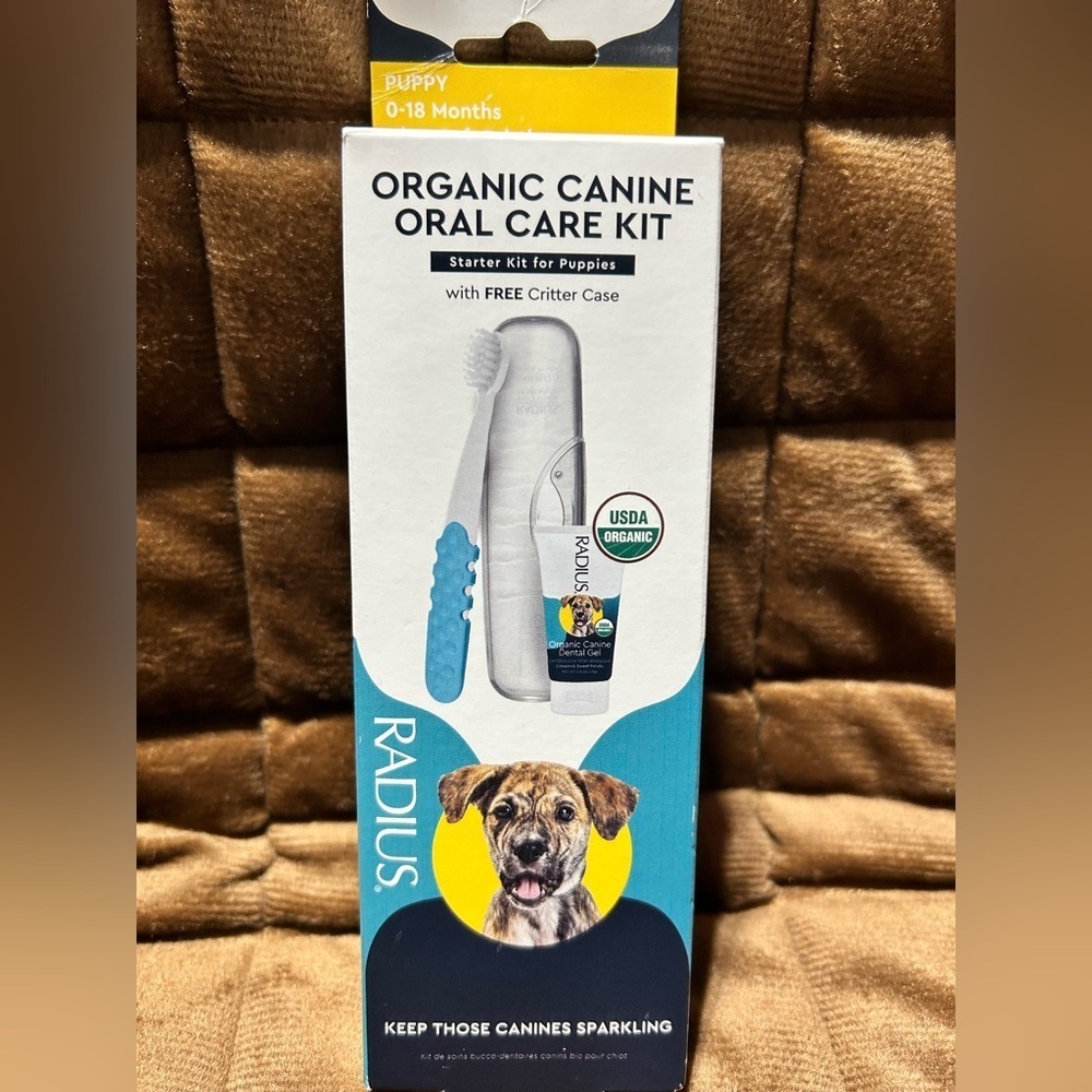 ☀️NWT-Radius Organic Canine Oral Care Kit